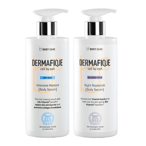 Dermafique Day and Night Body Lotion Combo | Intensive Lotion and...