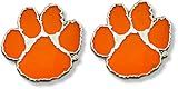 aminco NCAA womens Clemson Tigers Team Post Earrings , Silver, 1"