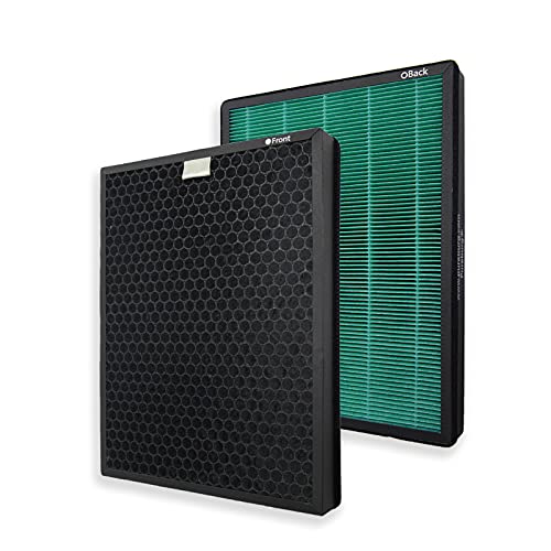 PUREBURG Replacement HEPA Filter Set Compatible with Coway Airmega Max2 400/400S (AP-2015F) , Part Number 3111735