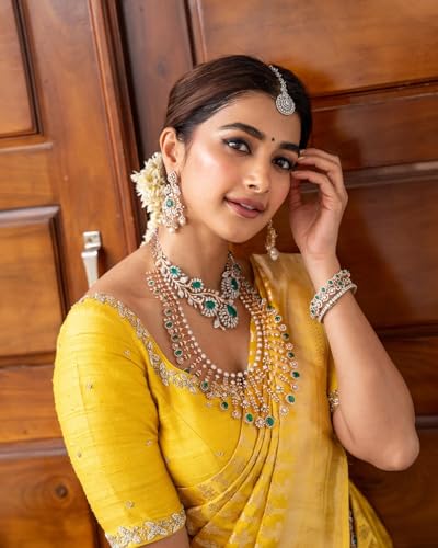 Avantika Fashion Kanjivaram Women's Soft Semi-Silk Banarasi Saree with Blouse, One size