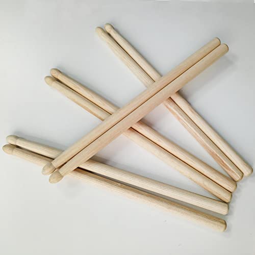 Gshllo 2 Pairs 32Cm Wood Drum Sticks Wooden Drumsticks Percussion Instrument Accessories For Kids Adults #TOP1