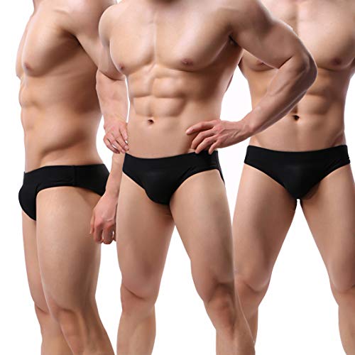 YuKaiChen Men's Briefs Low Rise Bikini Underwear Bulge Enhancing 6-Pack L - Thumbnail 3