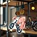Mini Finger Mountain Bike, Desktop Decoration Cycling Figure, Random Colour, Small Mountain Cycling Figure Finger Playing