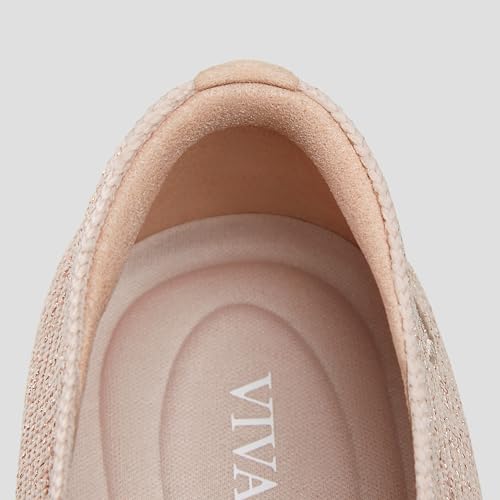 Image of VIVAIA Women's Margot Mary Jane Square-Toe Ballet Flats