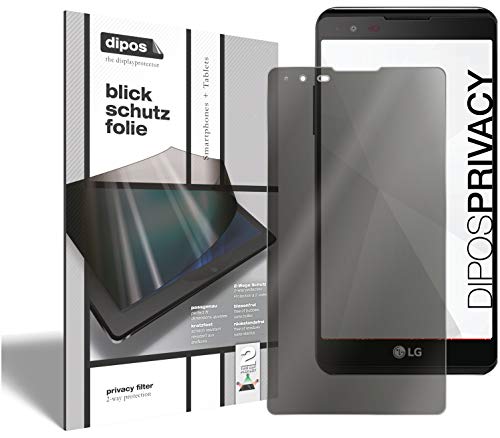 Protector de pantalla privacy LG X Power para usar en el metro