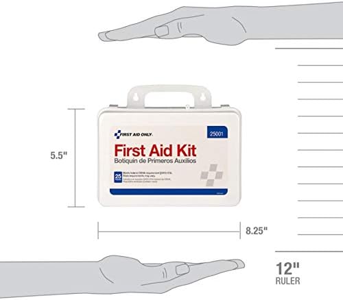 Miniatura 8 de PhysiciansCare - Kit de primeros auxilios para 25 personas, contiene 113 piezas