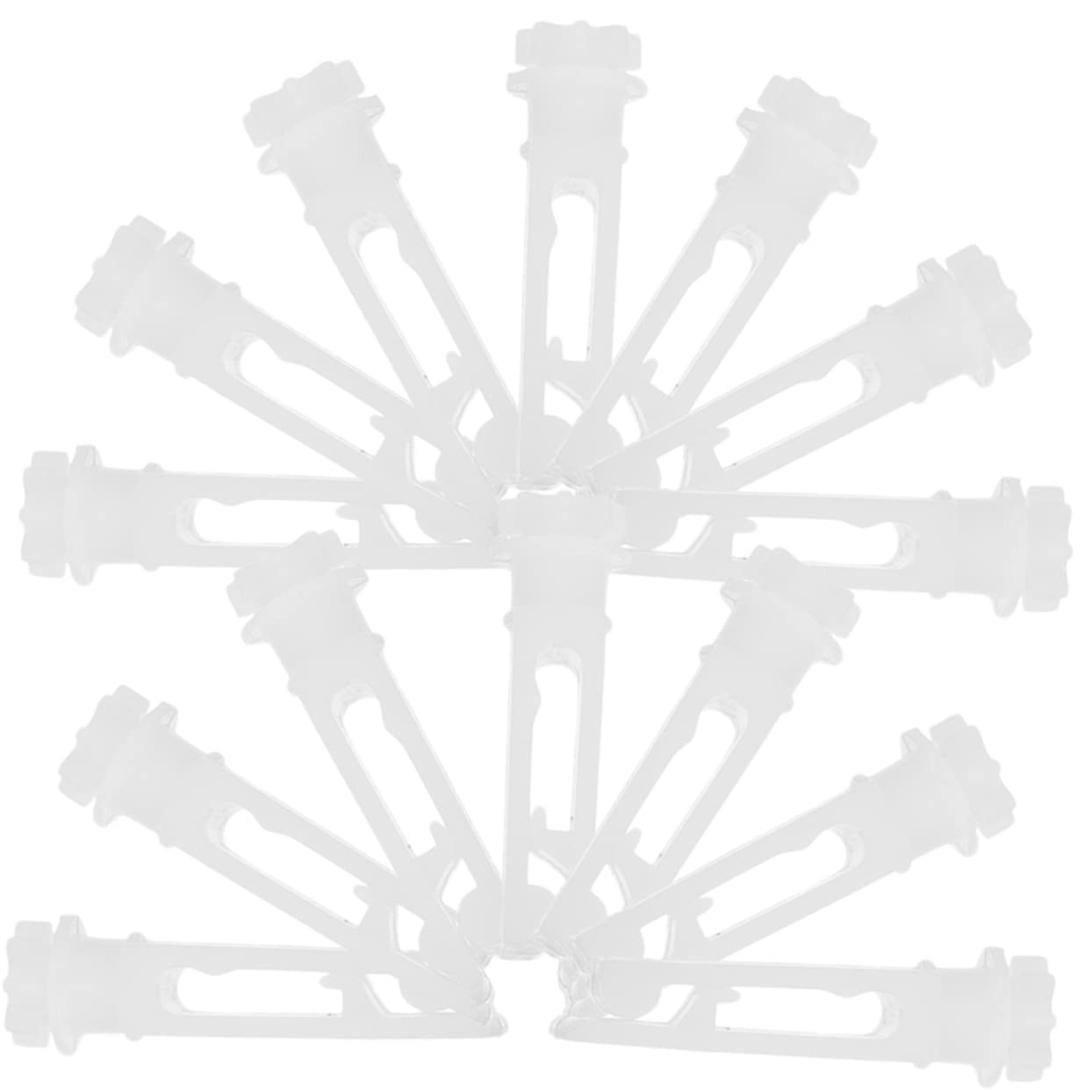 Cabilock 20pcs Vertical Blind Replacement Stems Easy Install Repairing Tools for Window Blinds High-Strength Carrier Parts Fit