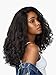 Sensationnel Curls Kinksandco Half Wig - Heart Breaker Synthetic Instant Weave Updo Full Cap for Natural 3C to 4C Hair Textures (2 DARKBROWN)