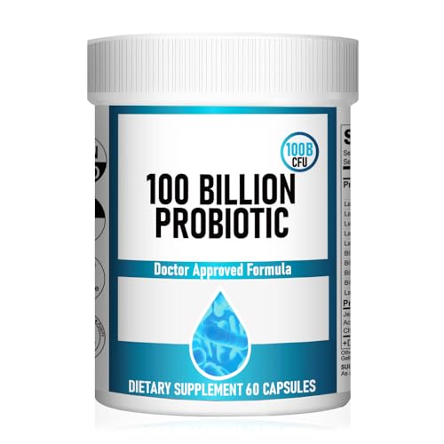 Probiotics 100 Billion CFU -10 Strains + Organic...