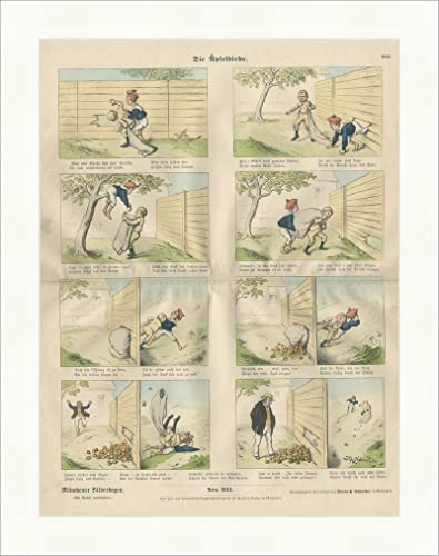 I ladri di mele A. Schmidt Fritz Kasimir Albero Holzstich Monaco 942
