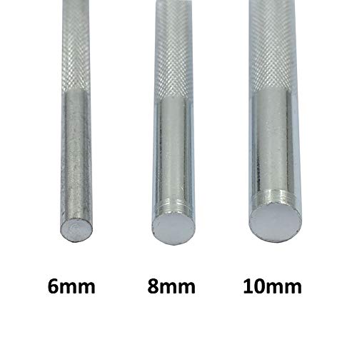 Dgol DGOL-AT119 7 Pcs Metal Domed Rivet Fixing Setting Tool Spike Rivets Setter thumb #1