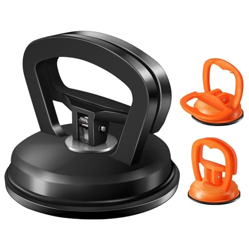 Tiantanghu Dent Puller,3 Pack Car Dent Puller Suction Cup Dent Puller Car Dent Removal Kit Dent Remover Tool and Dent Repair Kit Handle Lifter for Cars Body,Glass,Screen,Tiles Lifting,Objects Moving