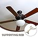balacoo Universal Ceiling Fan Blade Support Rod Replacement Arm Bracket Easy Installation Ceiling Fan Accessory 6.69X4.33X1.77 Inches for Home and Commercial Use