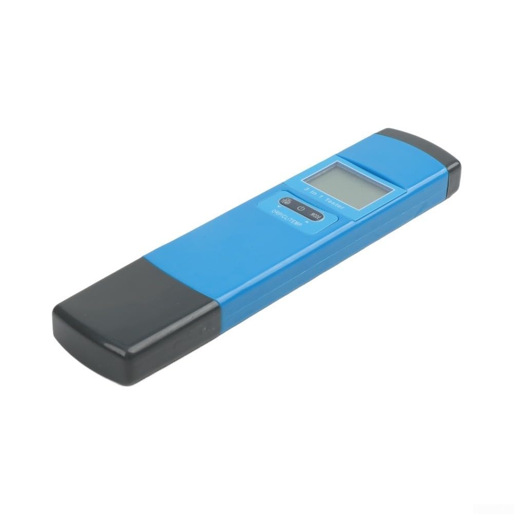 3 in 1 Tester di qualità dell'acqua ORP per cl Temp LCD 3 in 1 qualità