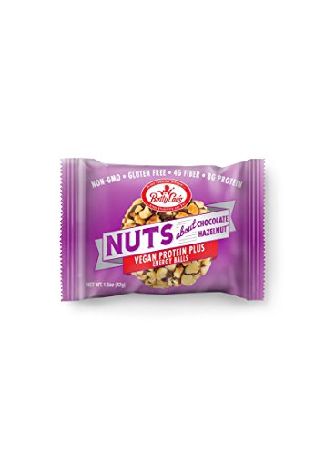 Betty Lous-Vegan Protein Plus Energy Balls, Nuts About Chocolate Hazelnut, 1.5oz.