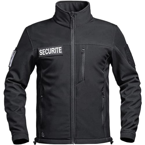 Veste softshell Sécu-One flap sécurité noir