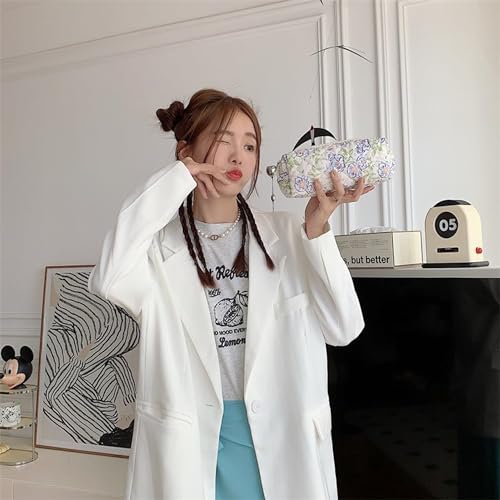 Image of Pencil Case Pen Case Office College School Storage Bag Pouch Holder Box Organizer Makeup Pouch Cosmetic Bag Aesthetic Cute Pencil Case for Girls Boys Kids (M)