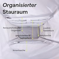 otinga® Flip V3 Fahrradtasche Rucksack [34L Volumen] für jeden Gepäckträger I Stylische Gepäckträgertasche mit Rucksack - in 3 Sekunden umgebaut I Wasserdichter Fahrradrucksack Gepäckträger – Ansicht 5