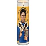 Timothée Chalamet Devotional Prayer Saint Candle : Chalamet Merch Fan Gift - Unscented Handmade Soy Wax Candle - Unique Actor Celebrity Glass Jar Novelty Prayer Votive - Collectible - 8 inch