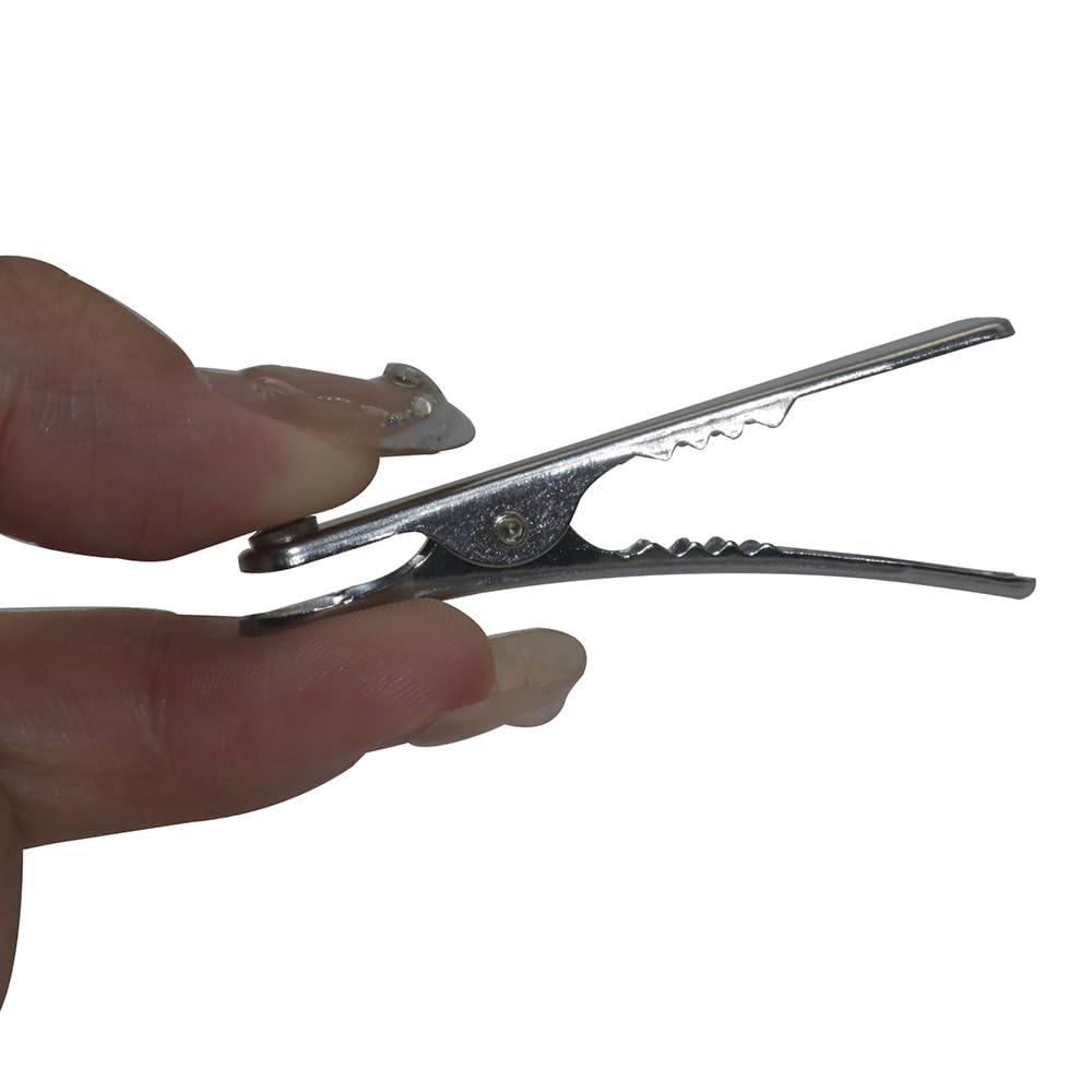 Attrezzatura didattica Clip ECG Clip galvanica in acciaio inossidabile Morsetto da laboratorio Forcina Morsetto for batteria Clip multifunzionale