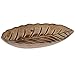 your castle Cuenco de Madera Plato Decorativo en Forma de Hoja de Madera, 32x22cm