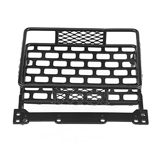 ERYUE Steel Luggage Tray Roof Rack Metal for 1/10 RC Crawler Car, Easy to Install for CC01 / CR01 / D90 1/10 /8 RC Crawler Car Enthusiasts (Small Size)