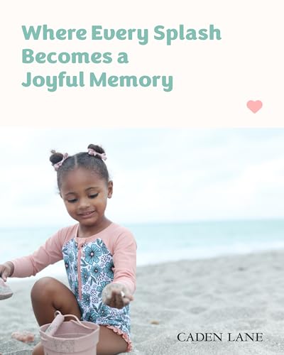 Caden Lane Long Sleeve Rash Guard with Front Zipper, UPF 50+ Sun Protection, Quick-Dry, Chlorine-Resistant & Stretchy Fabric, One Piece Zip Up Swimwear, Palm Party, 3T2