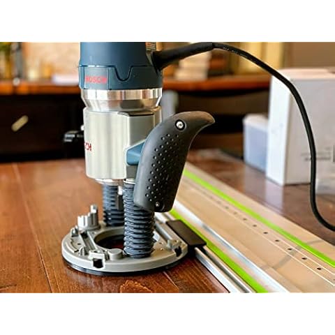 ToolCurve Guide Rail Adapter Compatible with Bosch 1617 Router - Made in USA! Cover