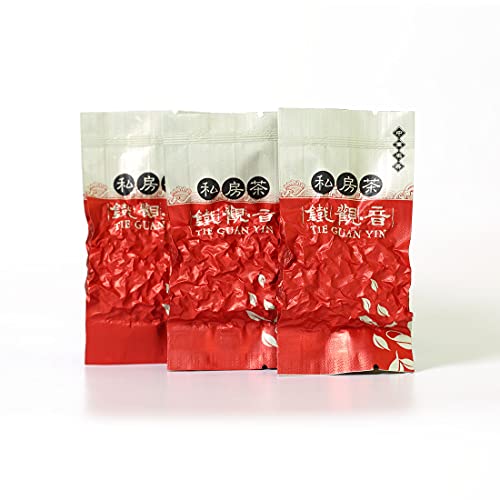Goartea 60Pcs 8G Top Grade Tieguanyin Tie Guan Yin Oolong Tea - Iron Goddess Fujian Anxi High Mountain Chinese Oolong Tea #TOP22