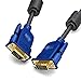 ASFD Monitor Cable VGA Monitor Cable with Gold Plated Connectors Male to Male Cable for Any Display with 15-pin Cable (Length : 5m)