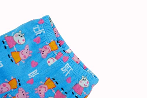 Peppa Pig Girls Toddler Soft Polyester Pajamas, 3 Piece - Pink, Size, 2 Piece Fleece, Size 2T K220282PP2T3