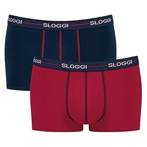 Sloggi Men's Start Hipster C2P Box Briefs in Blue Cover