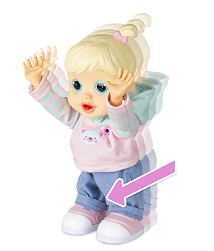 IMC Toys 96325 Baby Wow Zoe - Bambola impara ad alzarsi e caminare, 3 anni+