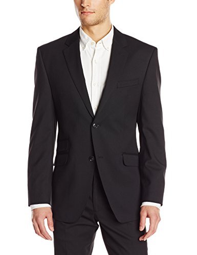 Perry Ellis Men's Black Cord 2 Button Side Vent Suit Separate Jacket