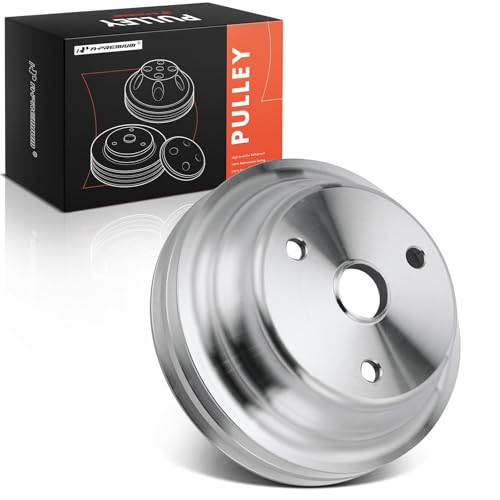 Polea de repuesto inferior A-Premium de 6.6" doble ranura para Chevrolet SBC LWP
