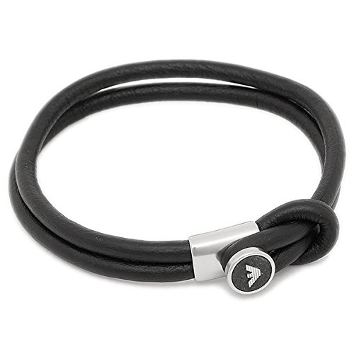 (EMPORIO ARMANI) EMPORIO ARMANI EMPORIO ARMANI BRACELET EMPORIO ARMANI EGS2212040 BRACELET SILVER BLACK(ǰ)(?)