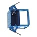 Carlon SC200DV Dual Voltage Outlet Box/Bracket, 2 Gang, 4.04-Inch Length by 3.69-Inch Width by 3.67-Inch Depth, Blue