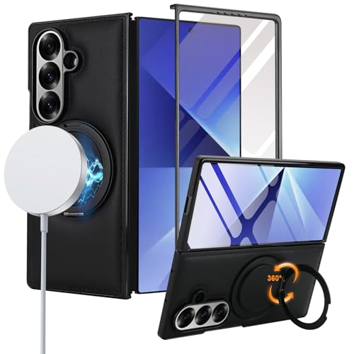 Coque pour Samsung Galaxy Z Fold 7 antichoc avec anneau et support 360