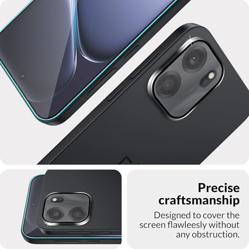 Image of FIRST MART Tempered Glass for Oneplus Nord CE 6 5G with Black Camera Ring Guard & Installation Kit | HD Clear Edge-to-Edge Screen Protector, Scratch Resistant, Case-Friendly | Pack of 1