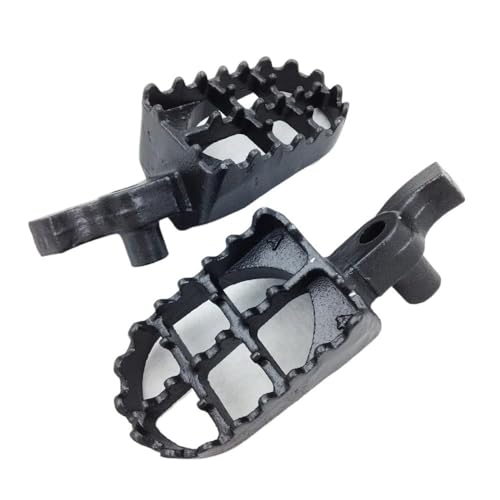 Repose-pieds moto CR125R plaque pied pédale de dirt bike gris