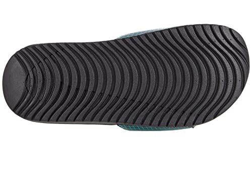Nike Boy's Outdoor Slide Sandal, Black Aquamarine Cyber Black, 32 EU3