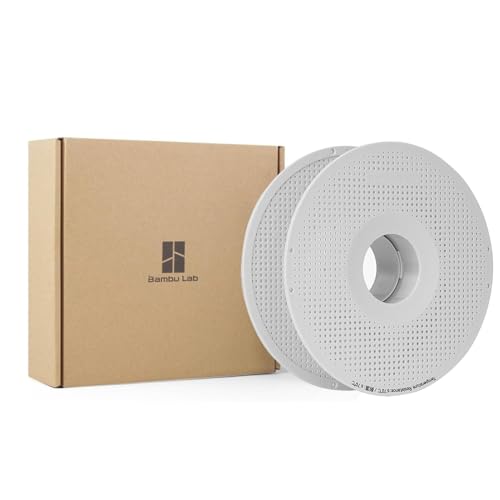 Original Bamboo Lab AMS Filament Tray Detachable Filament Reel Spool Holder Low Temperature Tray Reusable Fit for PLA PETG TPU ABS Compatible with Bambu X1 P1 A1 3D Printer (White)