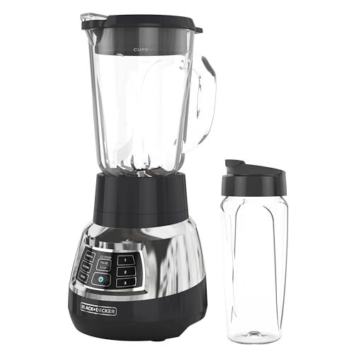 Comparison: Best Blender Black Friday 6 BLACK+DECKER BL1400DG-P Quiet Stainless Steel Blender with Cyclone Glass Cup