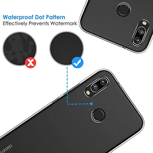 Huawei PSmart+ Custodia con vetro temperato,[3 in