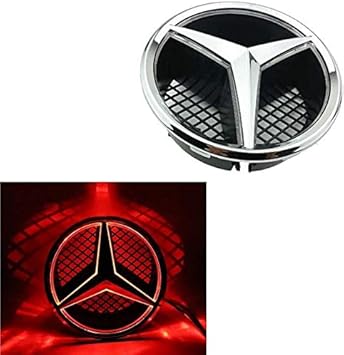 Amazon Co Jp メルセデス ベンツc Glk Bクラスとほかのセンターフロントカーグリルバッジ イルミネーションのロゴのためのled エンブレム 赤 車 バイク Amazon Co Jp メルセデス ベンツc Glk Bクラスとほかのセンターフロントカーグリルバッジ イルミネーションのロゴのためのled エンブレム 赤 車 バイク
