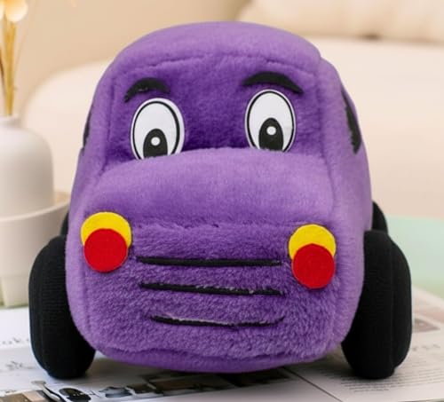 Image of Tickles Car Stuffed Plush Vehicle Soft Toy for Kids Boys & Girls Birthday Gift, Room Decor (Color: Purple Size: 26 cm)