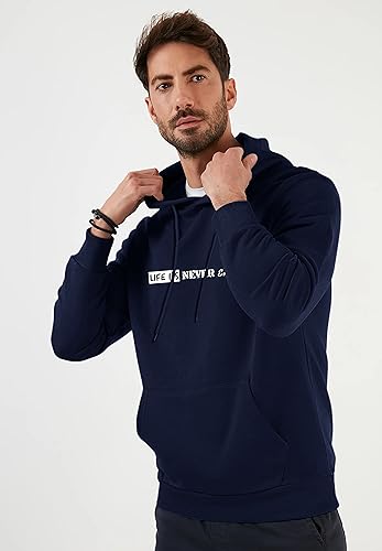 Image of TAGAS Men's Cotton Printed Hooded Sweatshirt || Sweatshirt for Men || Jacket for Men || Men's Hoodie || Stylish Hoodie || Hoodie