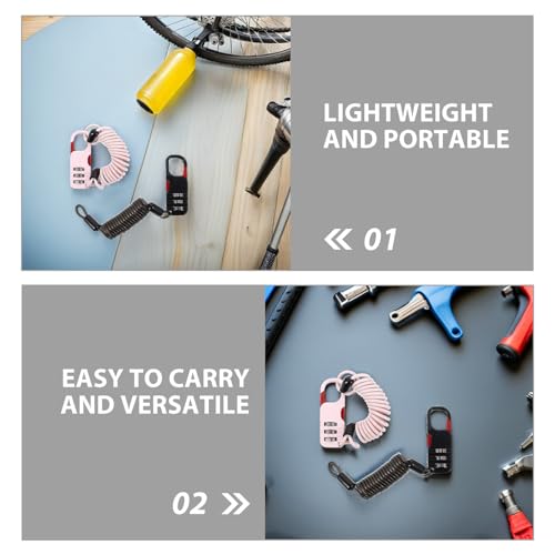 Cable de Seguridad Zerodeko con Combinación, 2 Unidades miniatura 3