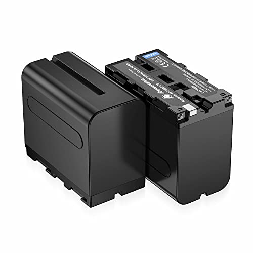 Amazon | NP-F970 互換バッテリー 2個組 大容量 8800mAh 7.4V