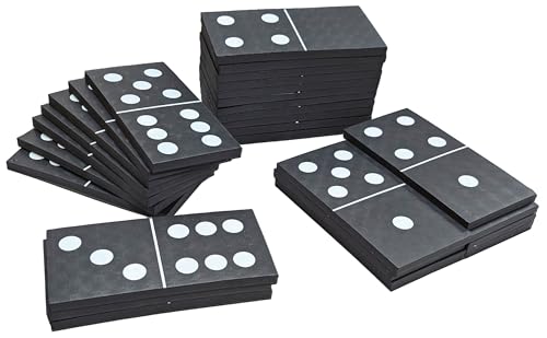 Quickdraw Jeu de domino de jardin familial avec mousse EVA intérieure et extérieure pour enfants